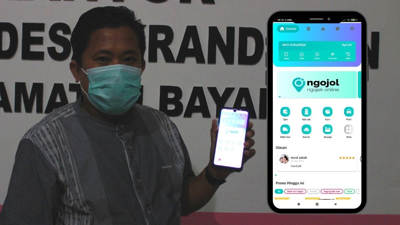 Aplikasi Ojek Online NGOJOL Purworejo